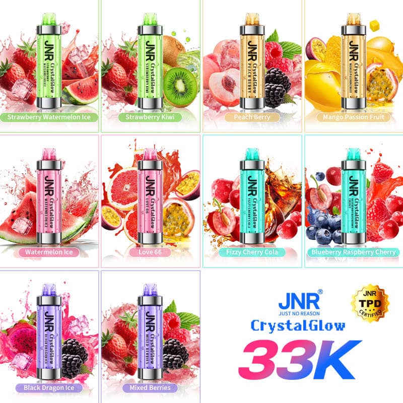 Crystal Glow 33000 Puffs 20mg - JNR