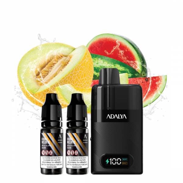 Double Melon Ice (melon, pastèque, menthol)