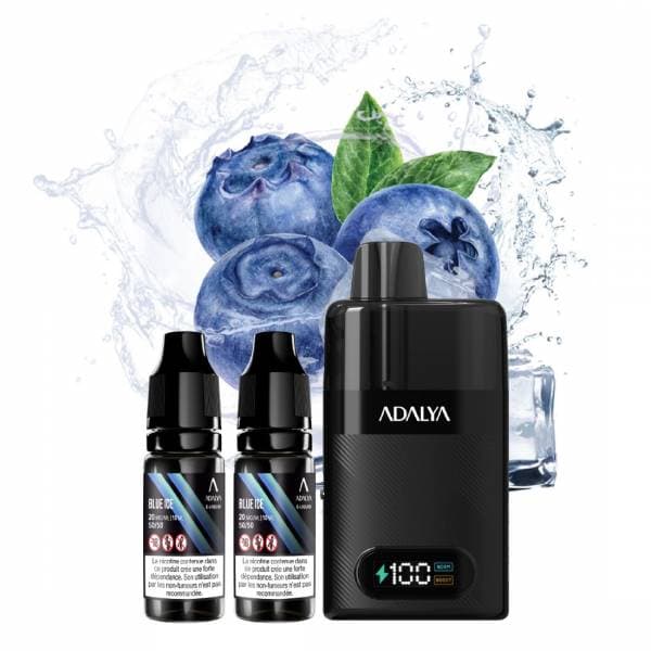 Blue Ice (fruits bleus, menthol)