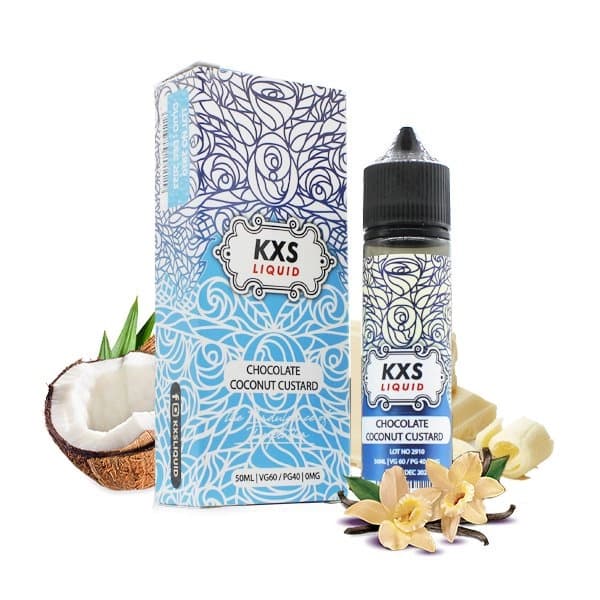 Chocolate Coconut Custard 0mg 50ml - KXS Liquid - image 2