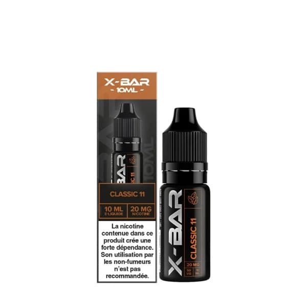 Classic 11 Nic Salt 10ml - X-Bar - image 3