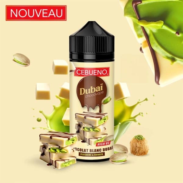 Dubai Chocovape White 100ML - Cebueno - GFC