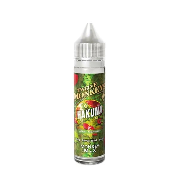 Hakuna Monkey Mix 0mg 50ml - Twelve Monkeys - image 2