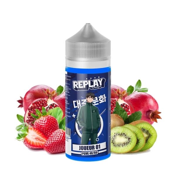 Joueur 01 0mg 100ml - Replay by Liquidarom