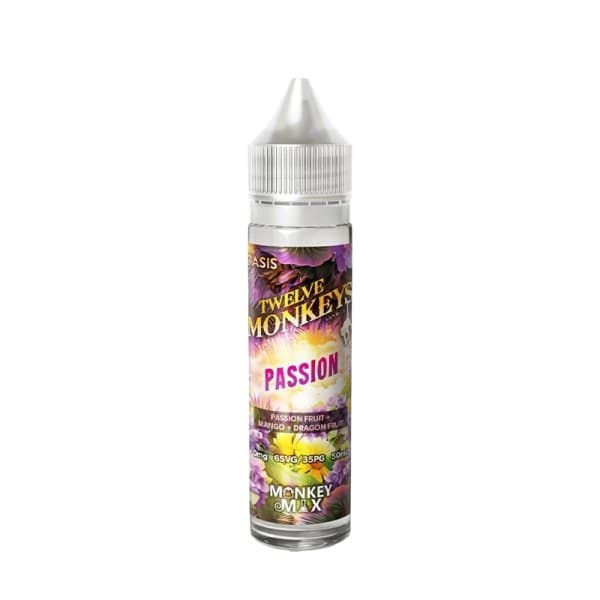 Passion Monkey Mix 0mg 50ml - Twelve Monkeys - image 3