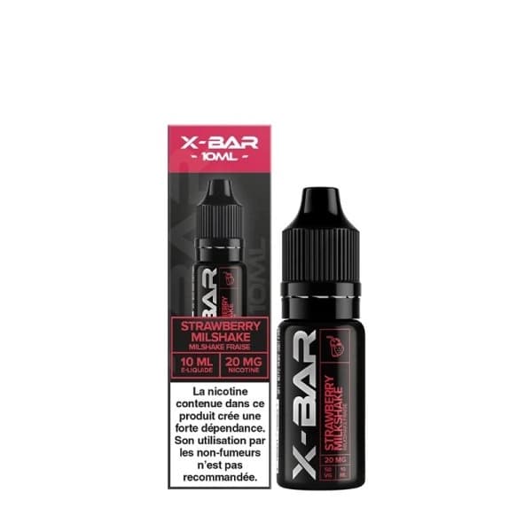 Strawberry Milkshake Nic Salt 10ml - X-Bar - image 3