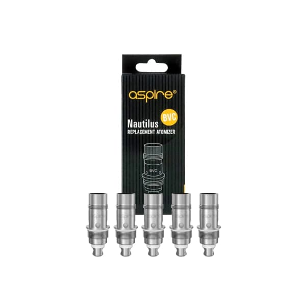 Résistances BVC Nautilus 1.6/1.8Ω (5pcs) - Aspire