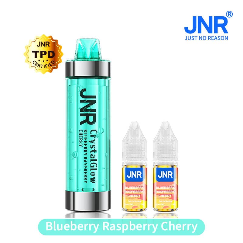 Crystal Glow 33000 Puffs 20mg - JNR - image 3|Blueberry Raspberry Cherry