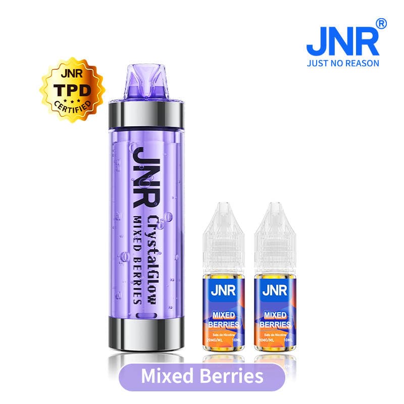 Crystal Glow 33000 Puffs 20mg - JNR - image 7|Mixed Berries (Fruits rouges)