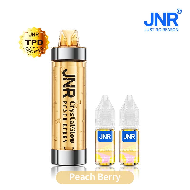 Crystal Glow 33000 Puffs 20mg - JNR - image 8|Peach Berry (Pêche, Fruit des bois)