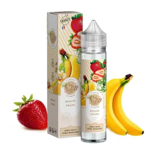 Banane Fraise 50ml - Le Petit Verger