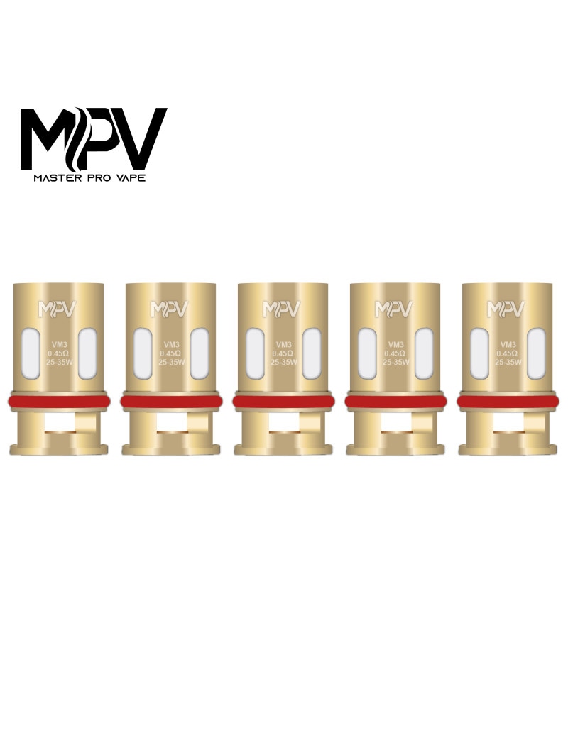 Resistance Serie PnP VM - MPV (PACK 5)|0.15 ohm/VM6|0.2 ohm/VM5|0.3 ohm/VM1|0.45 ohm/VM3|0.6 ohm/VM4