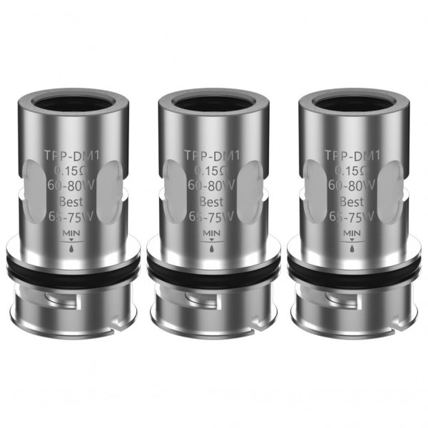Resistance TPP - Voopoo (Par 3)|DM1/0.15 ohm|DM2/0.2 ohm|DM3/0.15 ohm|DM4/0.30 ohm