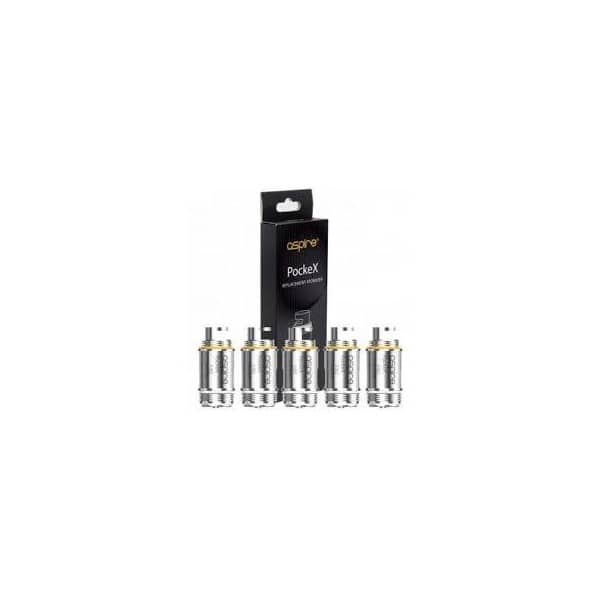 (PACK 5) Resistance PockeX Aio de Aspire|0.6 ohm|1.2 ohm