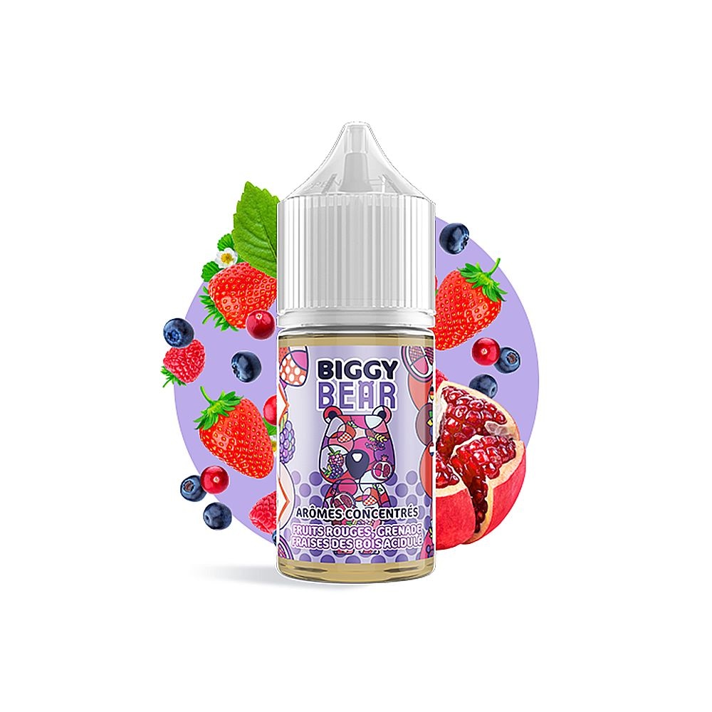 Concentre Fruits Rouges Grenade Fraises 30ML - Biggy Bear