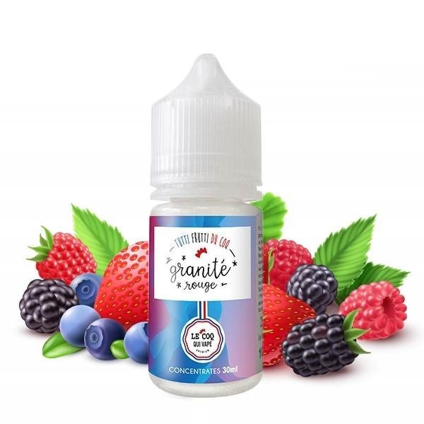 Concentré Granite Rouge 30ML - Le Coq qui vape