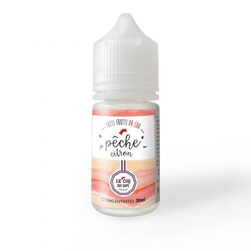 Concentré Peche Citron 30ML - Le Coq qui vape