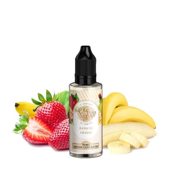 Concentré Banane Fraise 30ML - Le Petit Verger/ Savourea