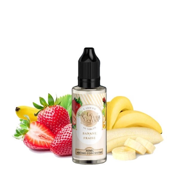 Concentré Banane Fraise 30ML - Le Petit Verger/ Savourea