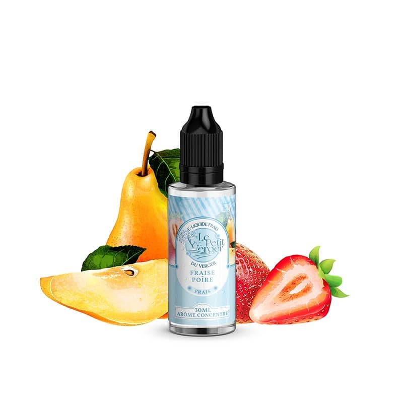 Concentré Fraise Poire Frais 30ML - Le Petit Verger Frais/Savourea
