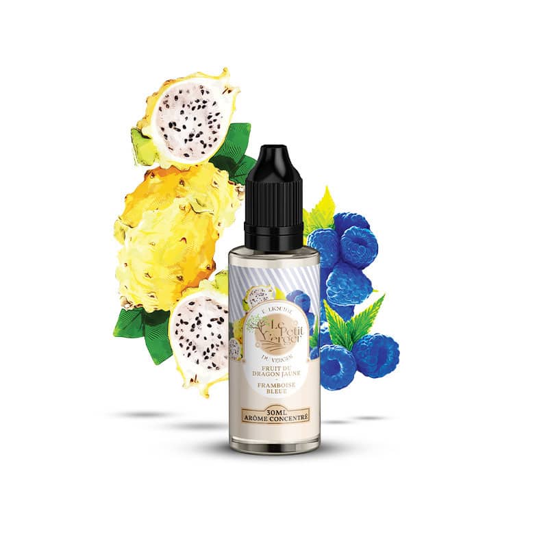 Concentré Fruit Du Dragon Jaune Framboise Bleue 30ML - Le Petit Verger/Savourea