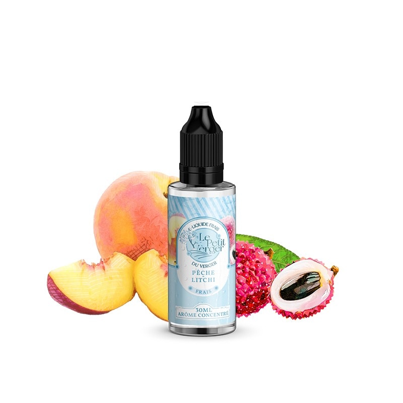 Concentré Pêche Litchi Frais 30ML - Le Petit Verger Frais/Savourea
