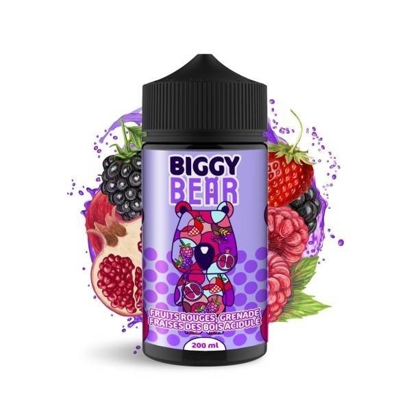 Fruits Rouges Grenade Fraise des bois acidulée 200ML - Biggy Bear