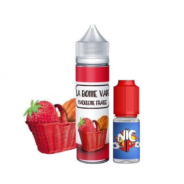 Madeleine Fraise 60ML de La Bonne Vape