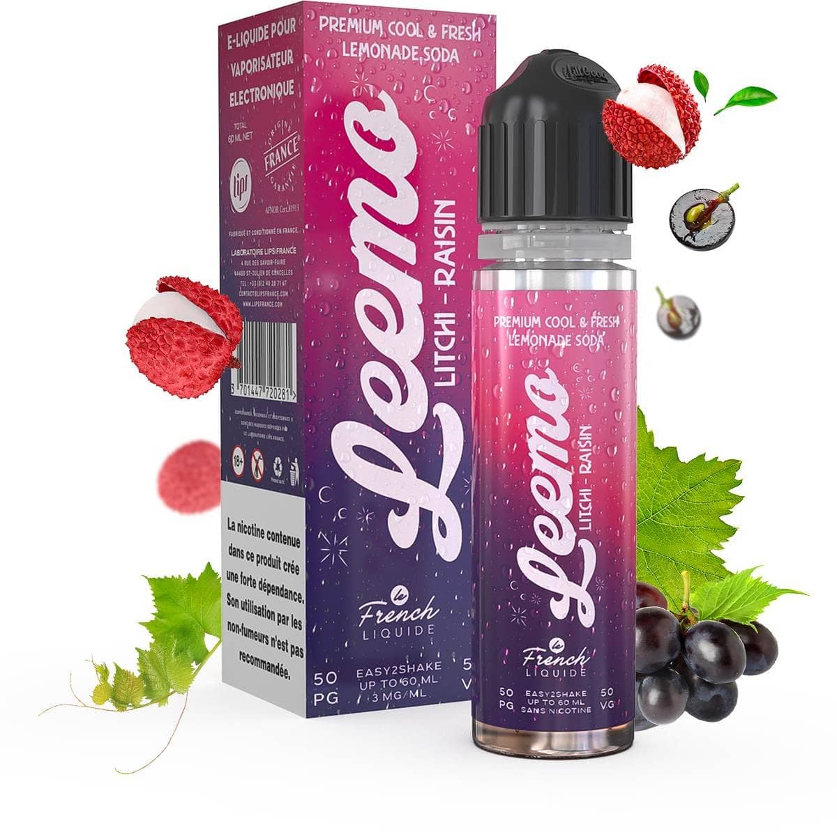 Litchi Raisin 50/50 60ML - Leemo/Le French Liquide