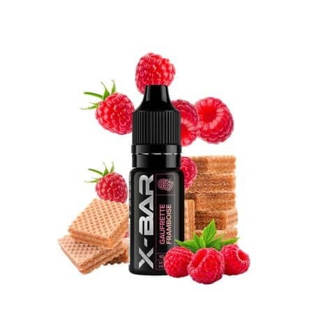 Gaufrette Framboise 10ML (Sel de nicotine) - X-Bar