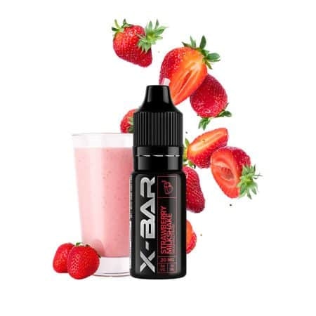 Strawberry Milkshake 10ML (Sel de nicotine) - X-Bar