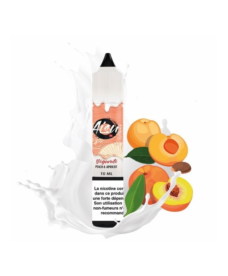 Yoguruto Peach & Apricot 10ML (Sel de nicotine) - Aisu Juice