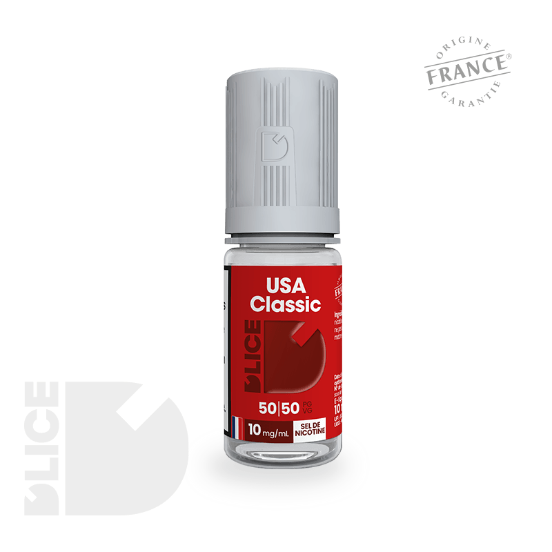 USA Classic 50/50 (Sel de nicotine) 10ML - Dlice