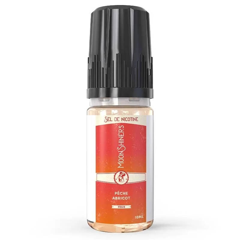 Pêche Abricot (Sel nicotine) 10ML - Moonshiners/Le French Liquide