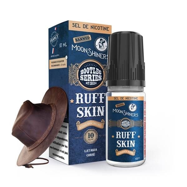 Ruff Skin Authentic (Sel nicotine) 10ML - Moonshiners/ Le French liquide