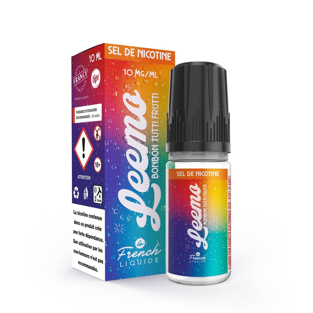 Tutti Frutti (Sel nicotine) 10ML - Leemo/Le French Liquide