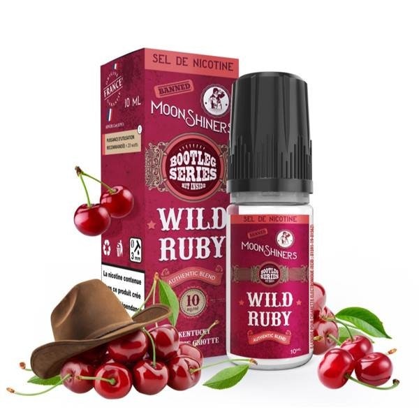 Wild Ruby Authentic (Sel nicotine) 10ML - Moonshiners/Le French Liquide