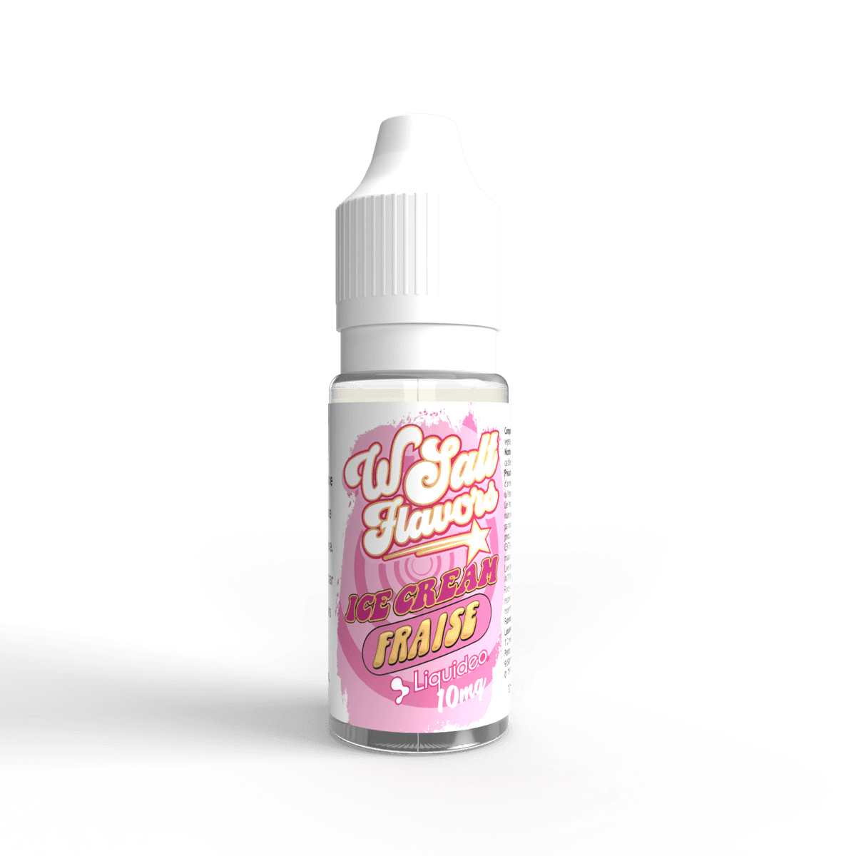 Ice Cream Fraise 10ML (Sel de nicotine) - Wpuff Flavors/Liquide
