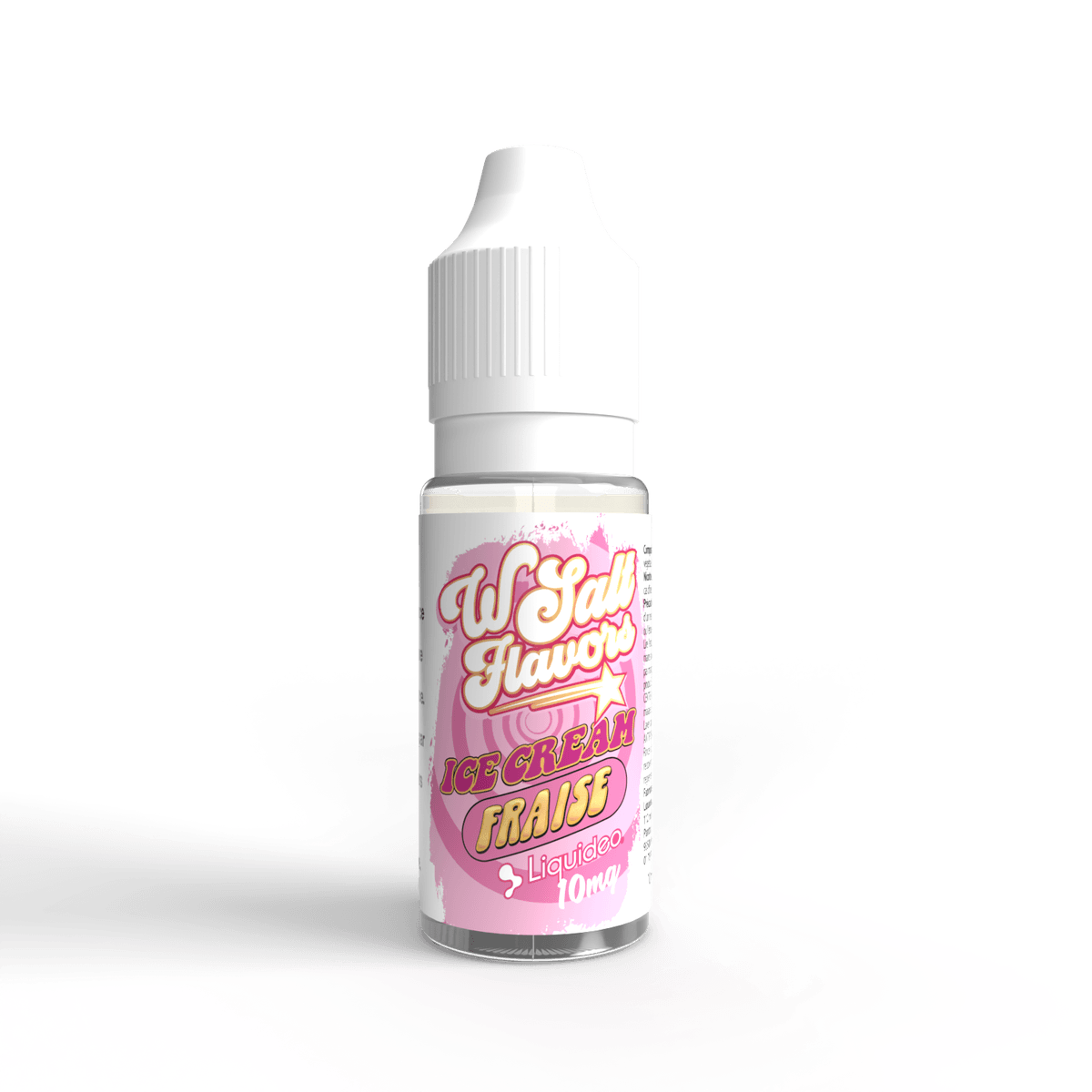 Ice Cream Fraise 10ML (Sel de nicotine) - Wpuff Flavors/Liquide