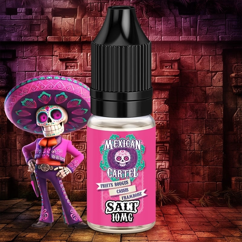 Fruits Rouges Cassis Framboise 10ML (Sel de nicotine) - Mexican Cartel