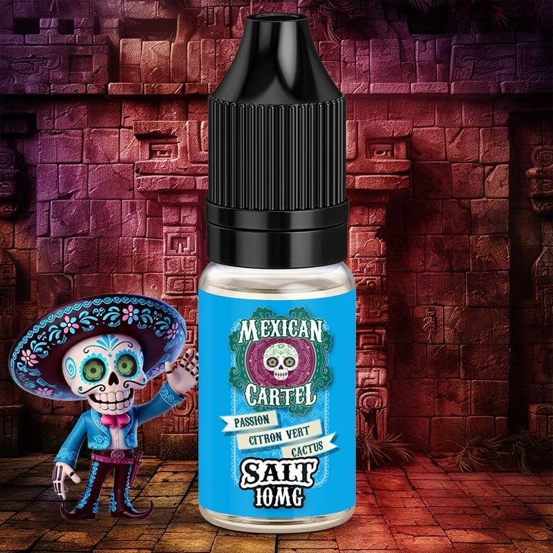 Passion Citron Vert Cactus 10ML (Sel de nicotine) - Mexican Cartel