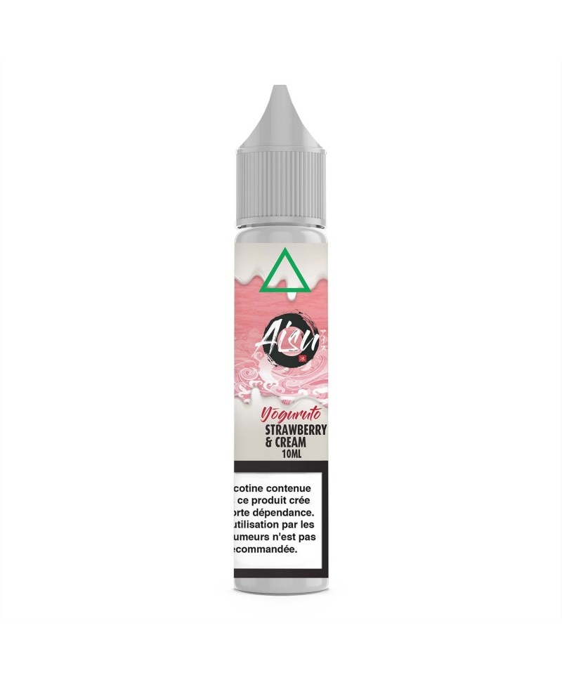 Yoguruto Strawberry & Cream 10ML (Sel de nicotine) - Aisu Juice