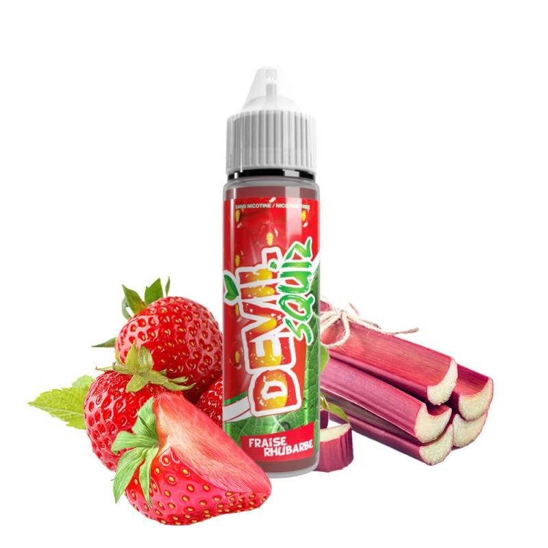 Fraise Rhubarbe 50ML - Devil Squiz