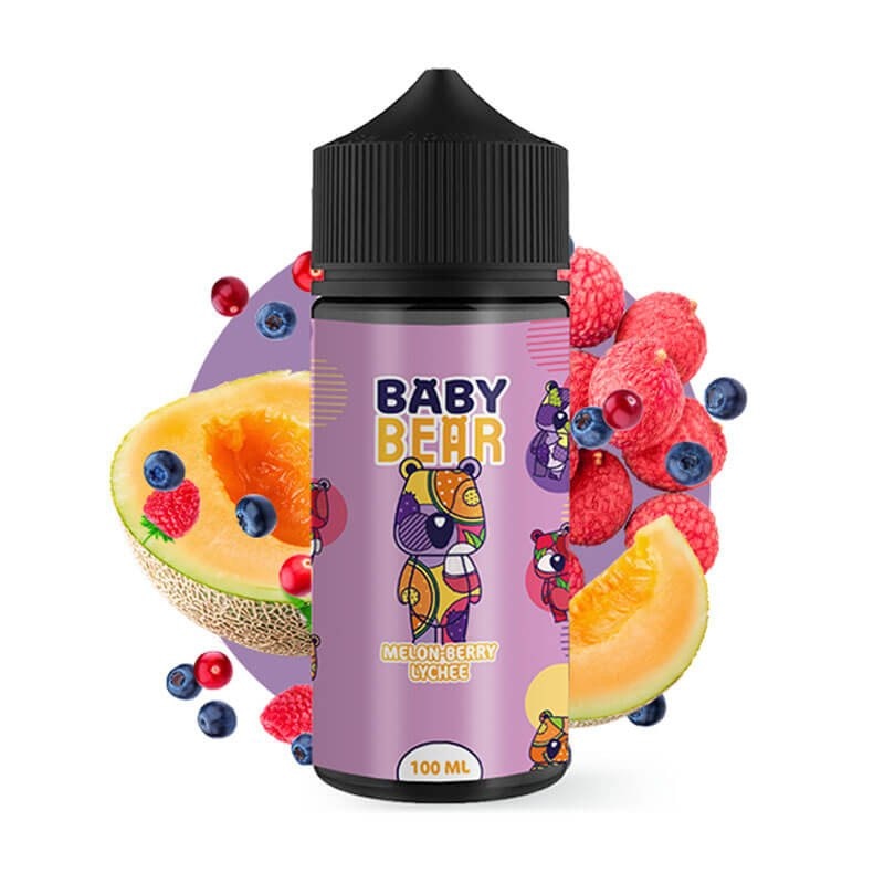 Melon Berry Lychee 100ml - Baby Bear