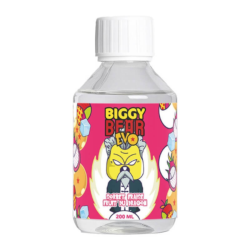 Sorbet Fraise Fruit du Dragon 200ML - Biggy Bear Evo