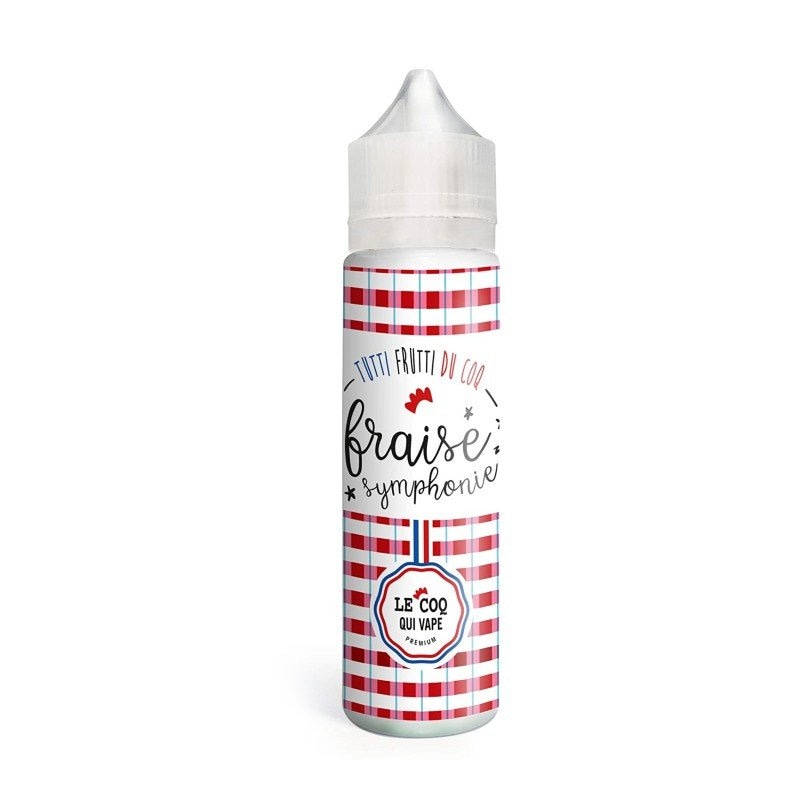 Fraise symphonie 50ML - Le Coq qui vape