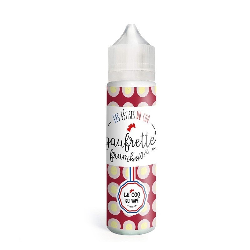 Gaufrette Framboise 50ML - Le Coq qui vape