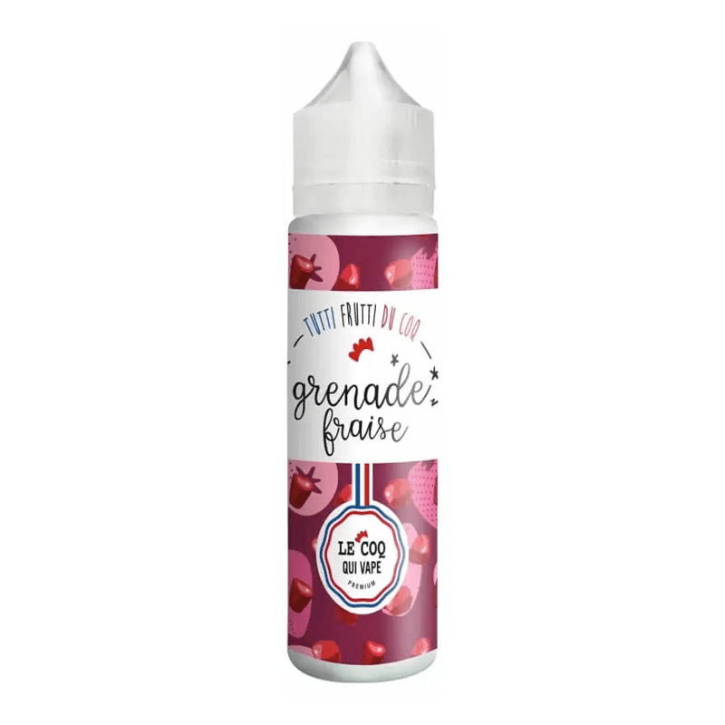 Grenade Fraise 50ML - Le Coq qui vape