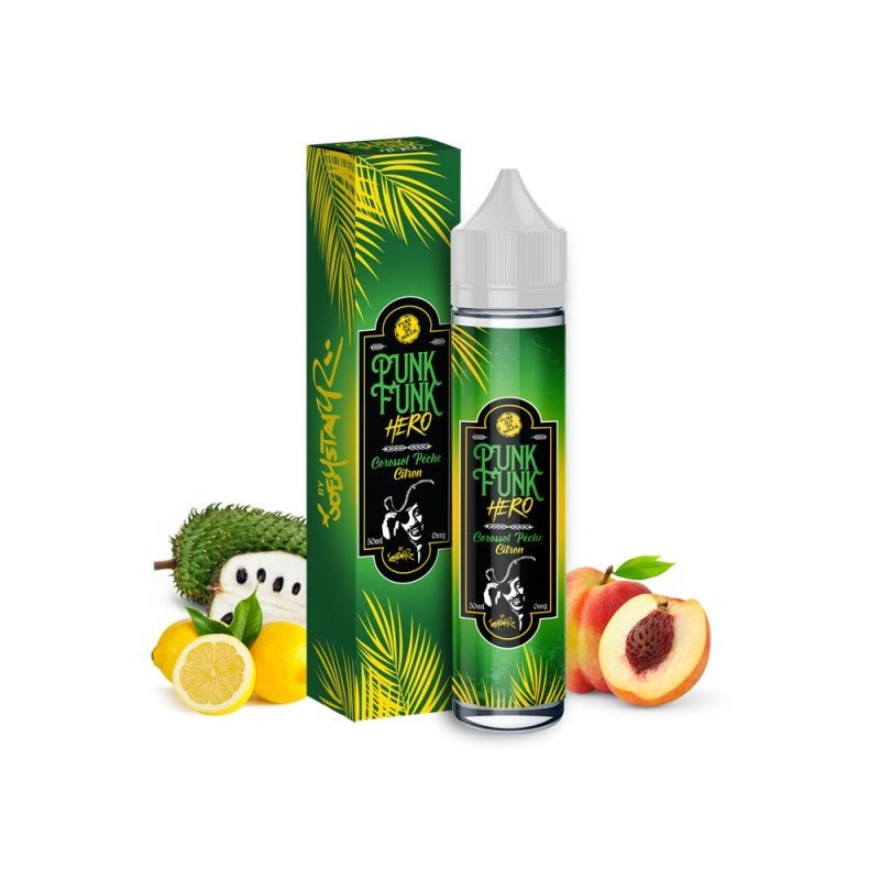 Peche Citron 50ML - Le Coq qui vape
