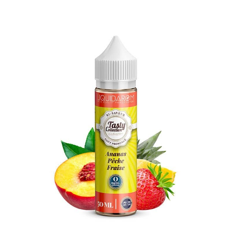 Ananas Pêche Fraise 50ML - Tasty/Liquid Arom